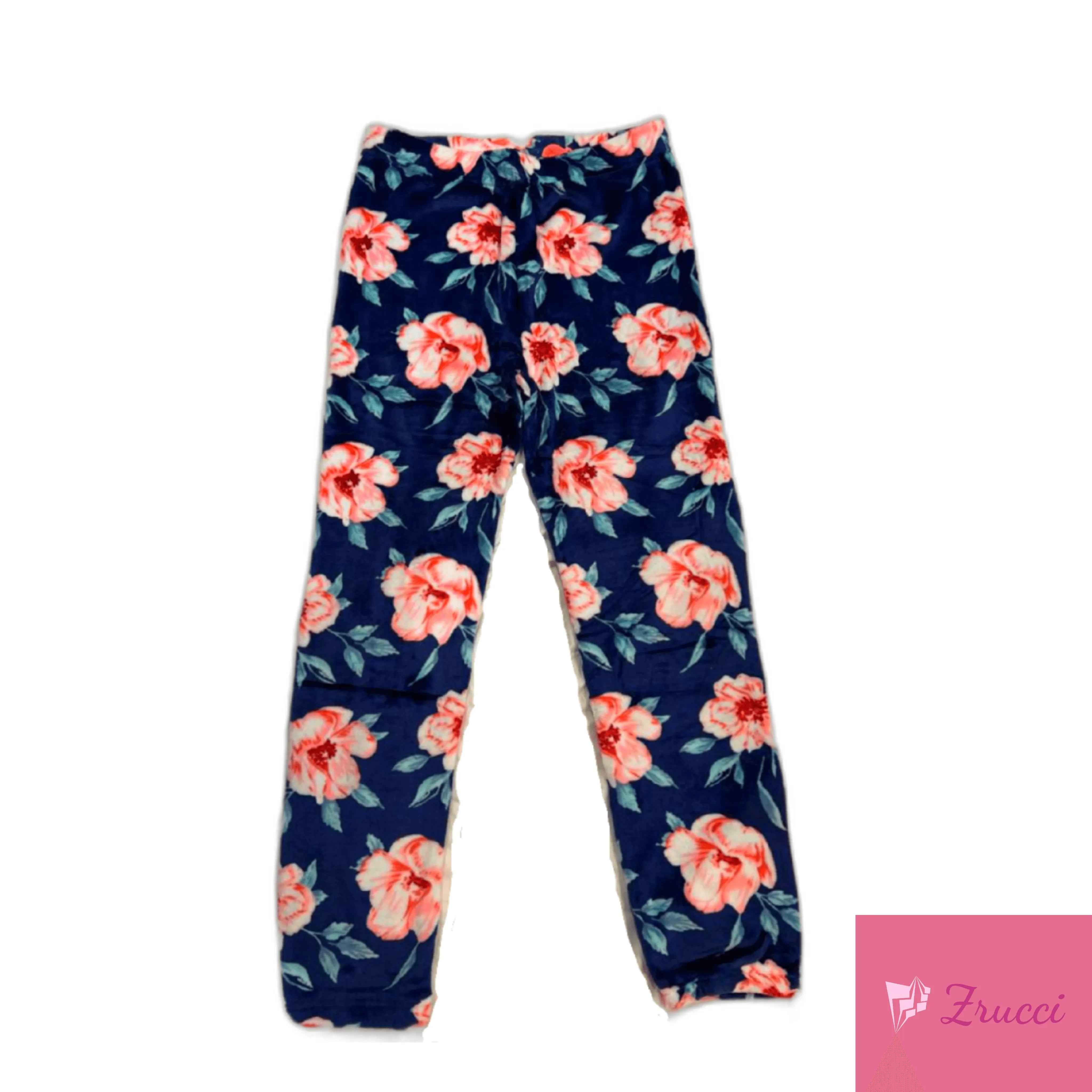 3 PACK! Women's Flower Ultra Plush Stretchy Cozy Pajama/Lounge Pants (Multiple Sizes and Colors)