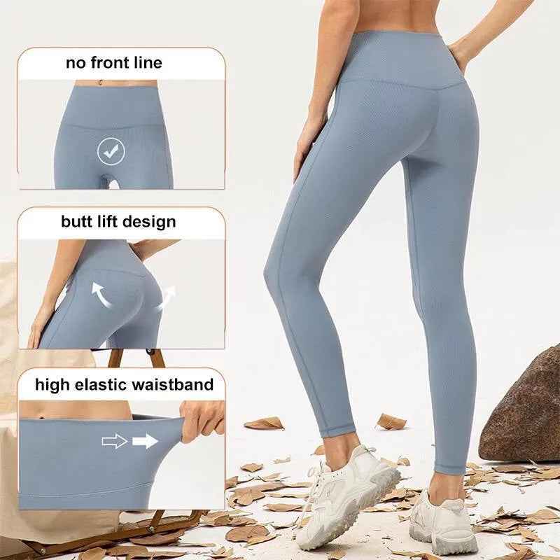 6 Pack Women Fleece Lined Leggings High Waist Stretchy warm Leggings one size