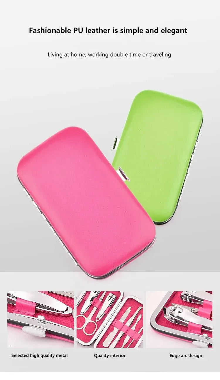 7 Piece Beauty Tool Kit Portable Perfect On The Go Size Set - PremiumBrandGoods