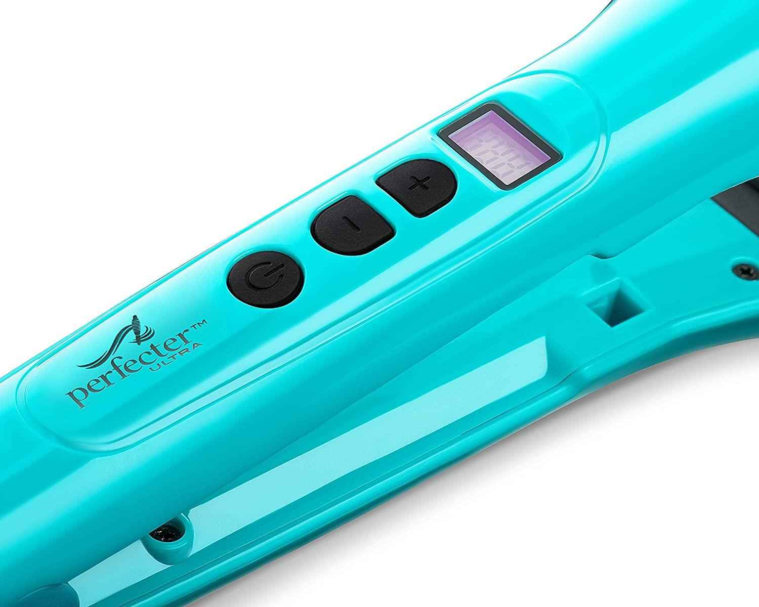 Calista 2 in 1 Heated Brush Iron Hair Styler comes with accessories