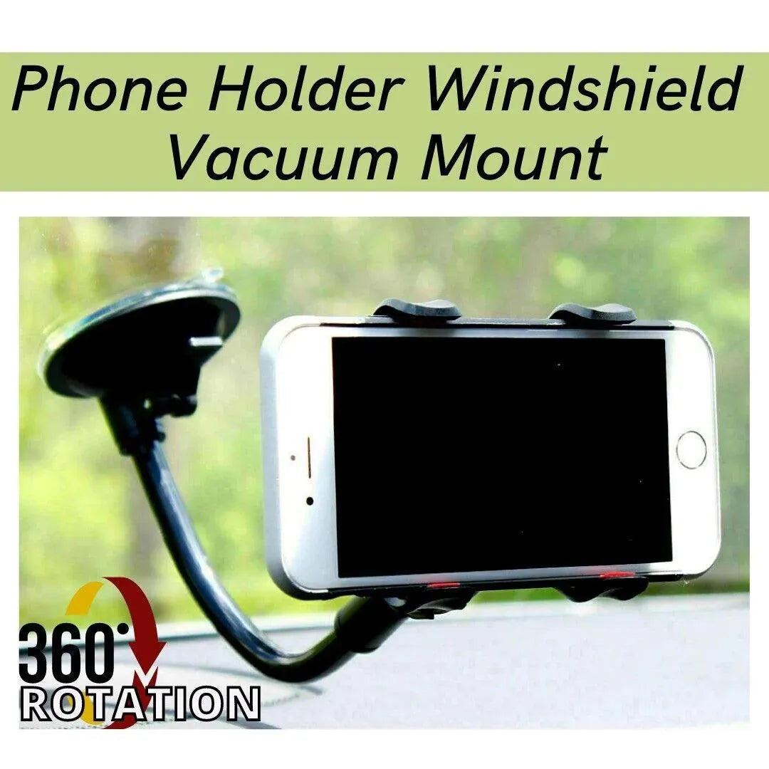 Car Windshield Vacuum Mount Cell Phone Holder Stand for Universal Iphone Samsung