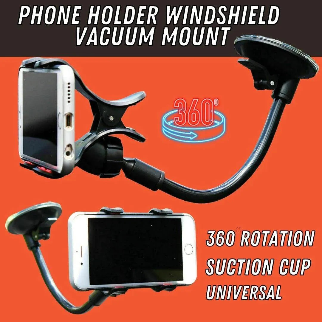 Car Windshield Vacuum Mount Cell Phone Holder Stand for Universal Iphone Samsung