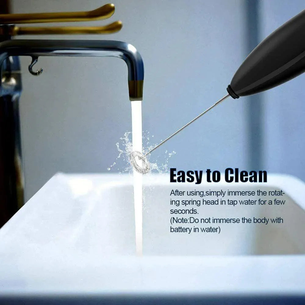 Electric Milk Frother Drink Foamer Whisk Mixer Stirrer Coffee Maker Eggbeater