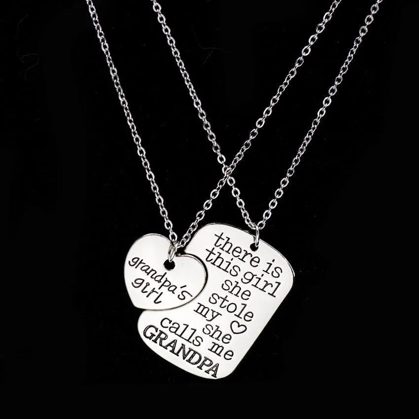 Fashion Sweetheart Necklace Little Girl Stole My Heart - PremiumBrandGoods