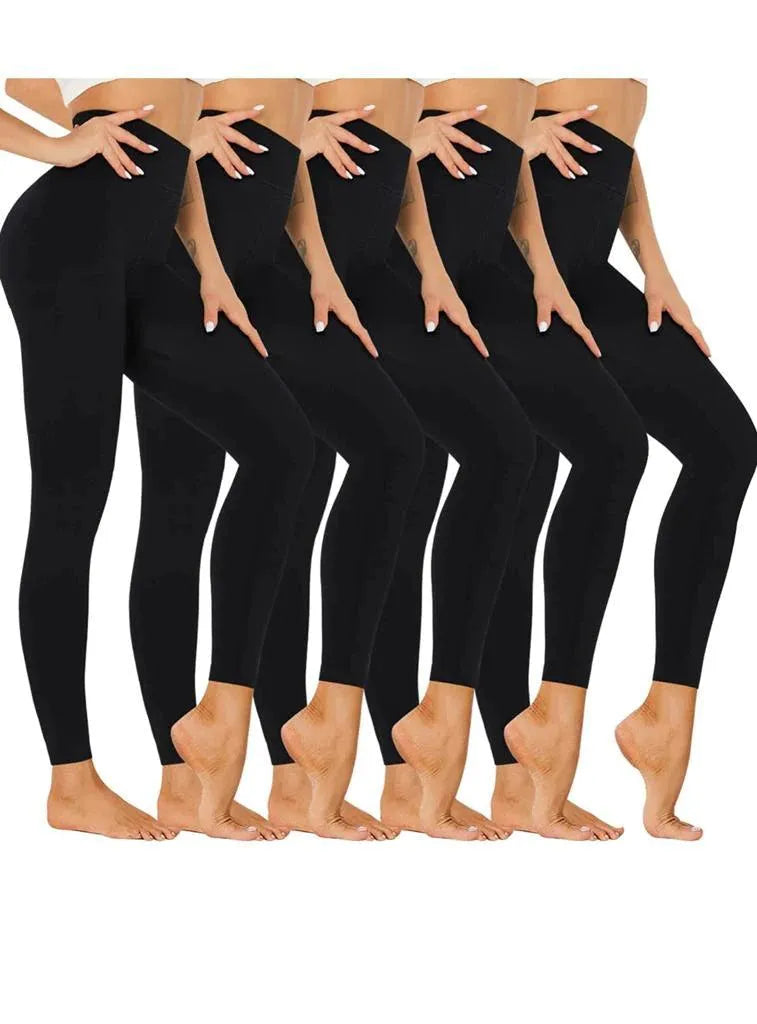 Hot! Women’s Extra Fleece Leggings High Waist Soft Stretchy Warm Leggings Regular (One Size) 220G Fleece - PremiumBrandGoods