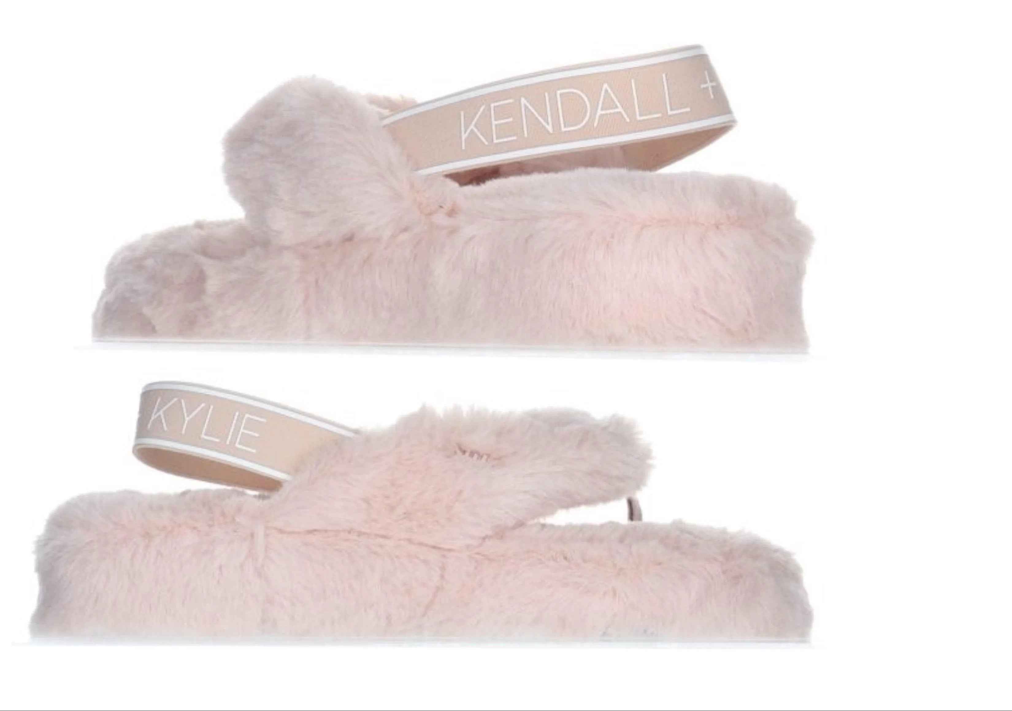 Kendall and Kylie Faux Fur Slippers Multiple Sizes