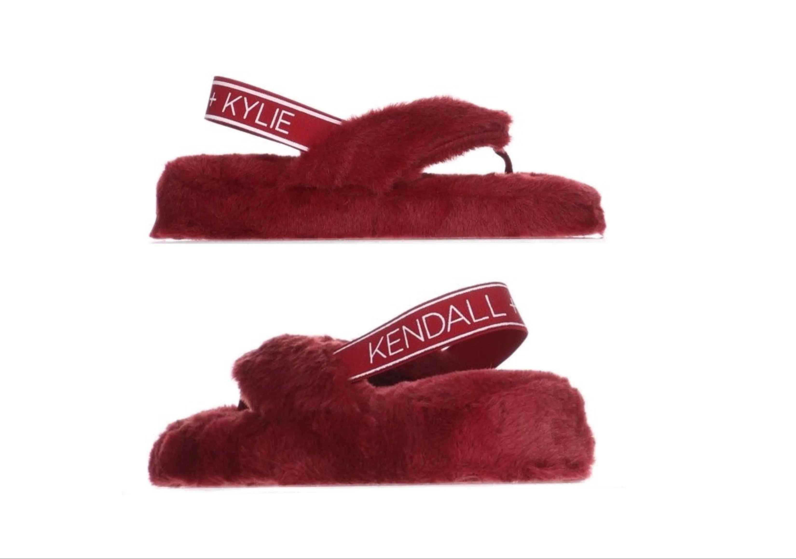 Kendall and Kylie Faux Fur Slippers Multiple Sizes