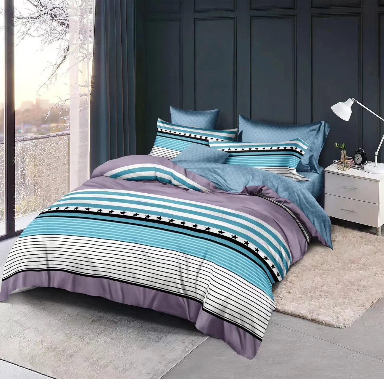 LiveWell Bedding 3 Piece Lightweight Comforter Set (6 Styles) - PremiumBrandGoods