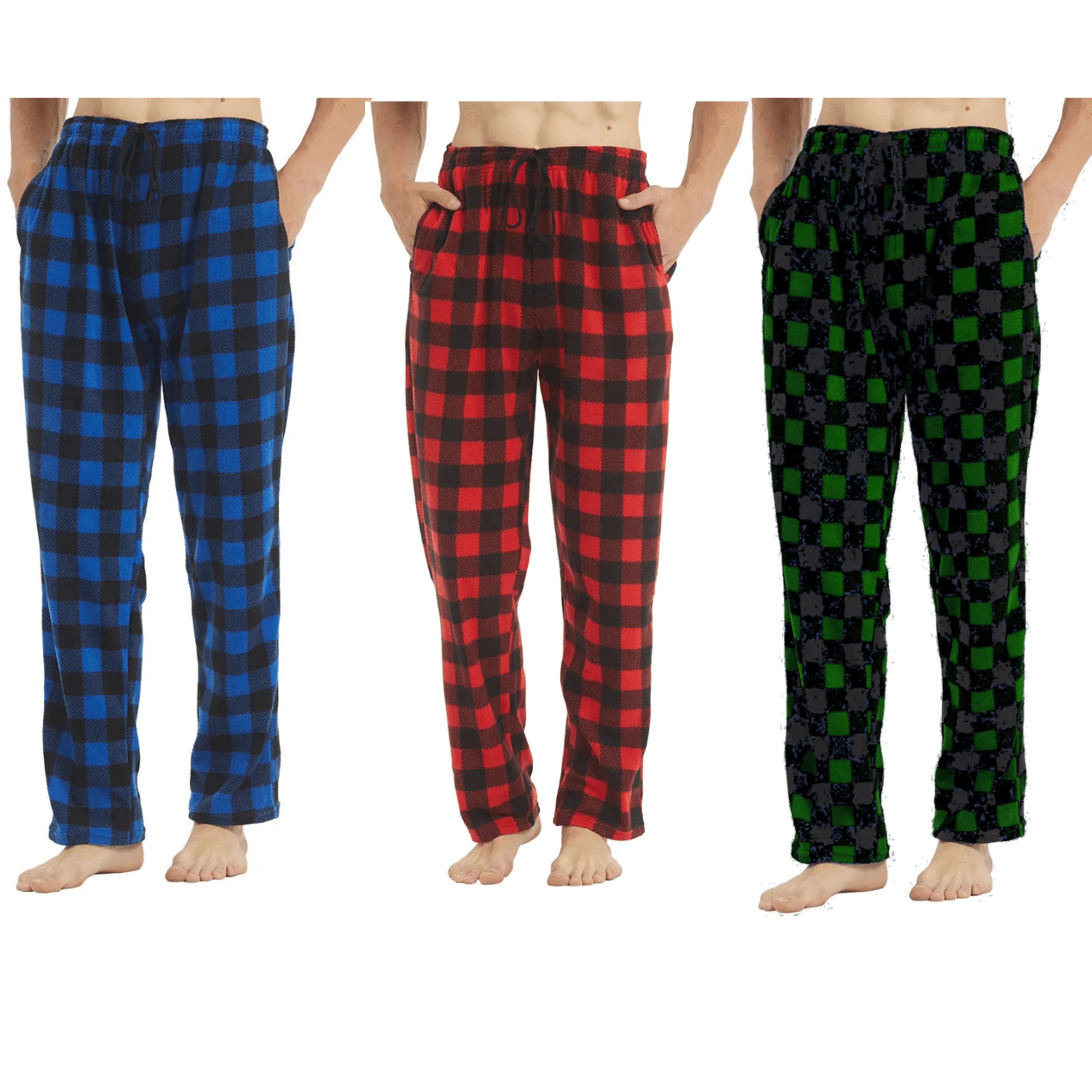 Men's Comfort Stretchy Plaid Pajama Pants - PremiumBrandGoods