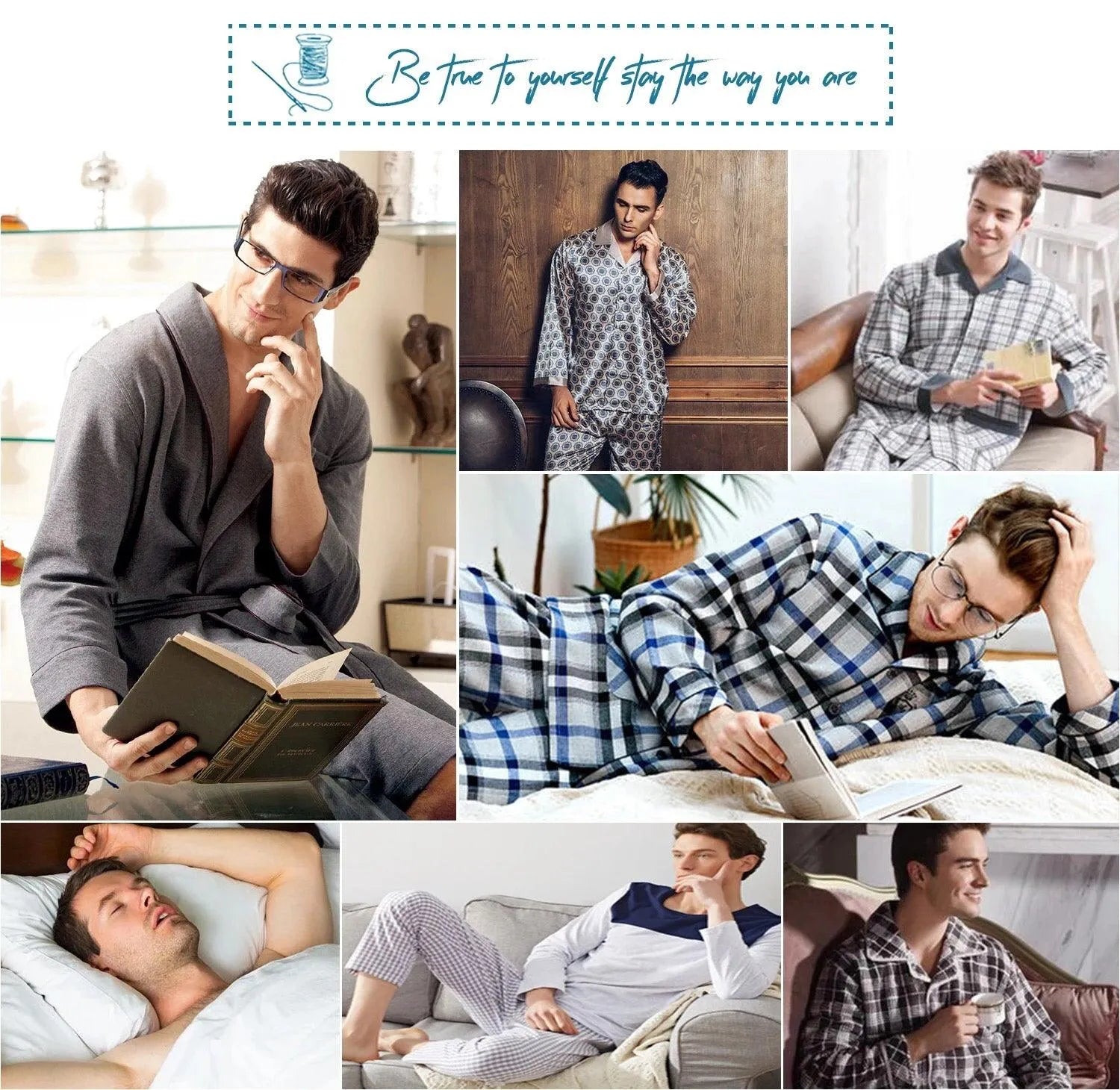 Men's Comfort Stretchy Plaid Pajama Pants - PremiumBrandGoods