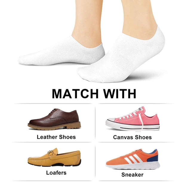 Perfect Match Most durable socks | Comfort Rich Men's No Show Socks