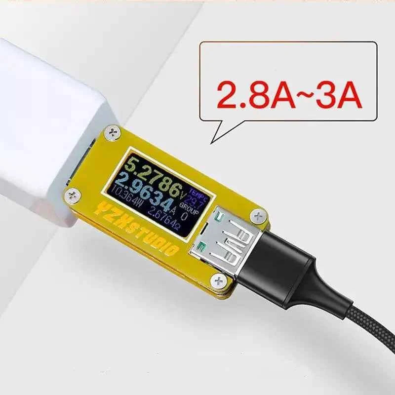 PBG 4-in-1 Charging Cable - 3A Nylon Braided, Multi-Device Compatibility