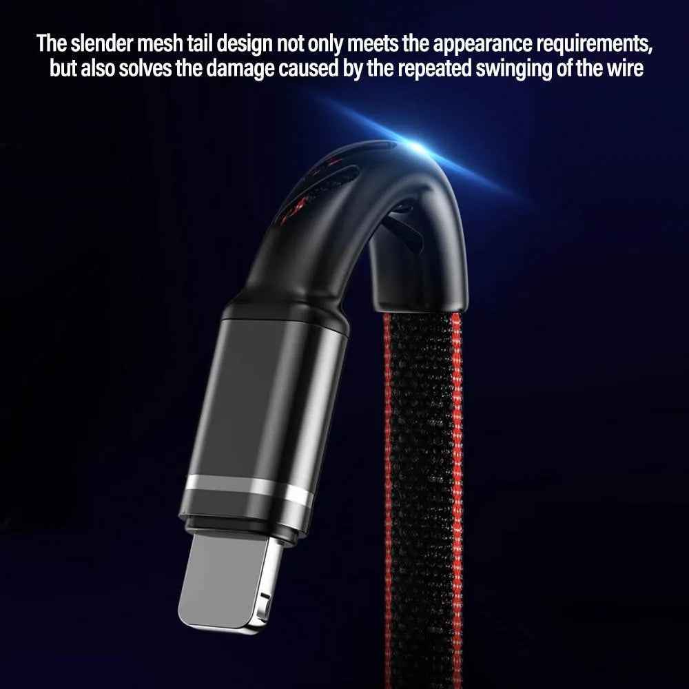 PBG 4 Port Car Charger and 4FT - 3 in 1 Nylon Cable Combo