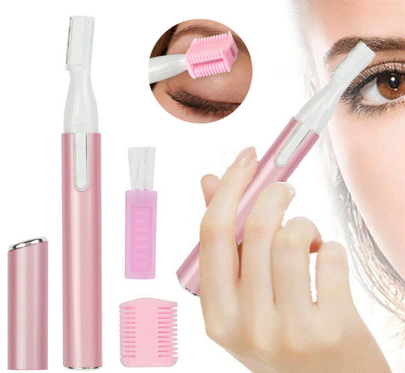 Portable Electric Epilator Eyebrow Remover Shaving Facial Hair Trimmer Women Multi-Use! - PremiumBrandGoods
