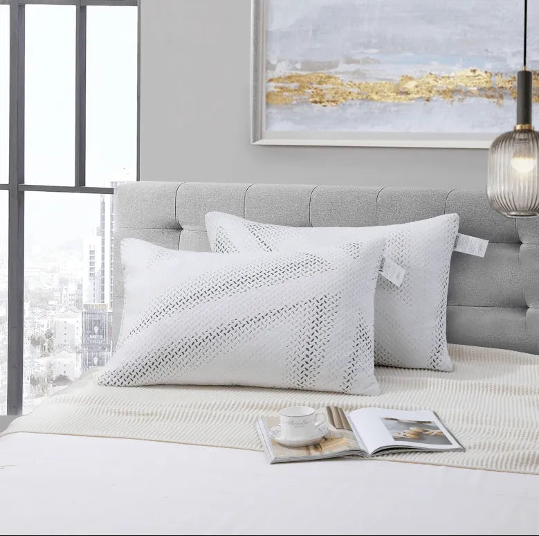 Priscilla Luxury Bamboo Shredded Memory Foam Pillow - PremiumBrandGoods