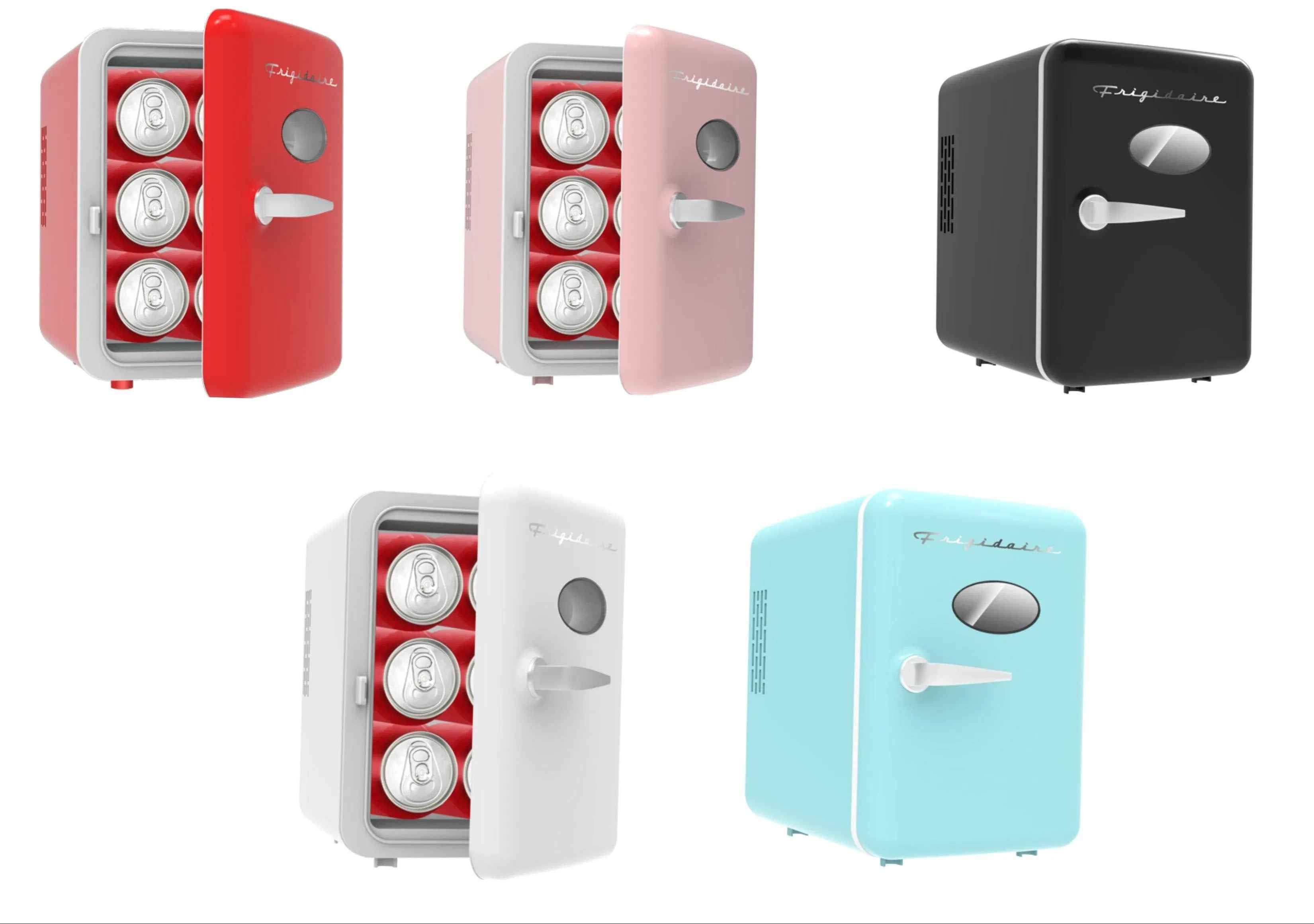 Retro Mini Fridge perfect for Dorm/Room/Kitchen Counter/Basement/Office Desk