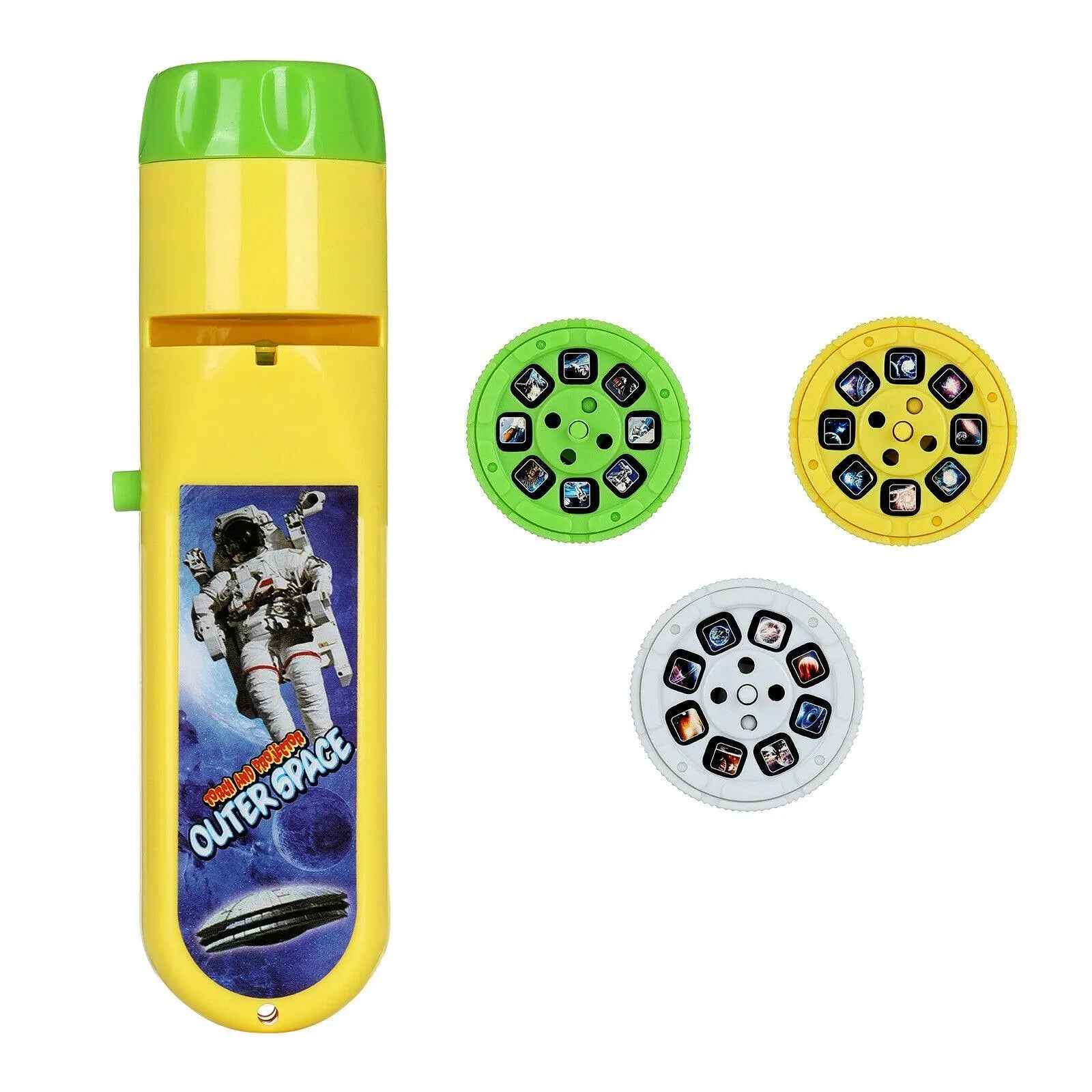 Slide Torch Projector Toys Flashlight Educational Toys Science Set Night Lamp 4 Options!