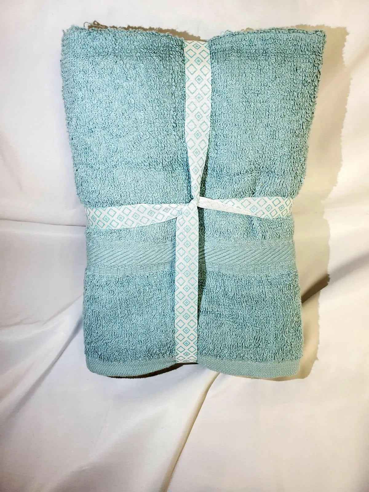 Specialty Ribbon Wrapped 24X48 Full Body Bath Towels Pack of 6