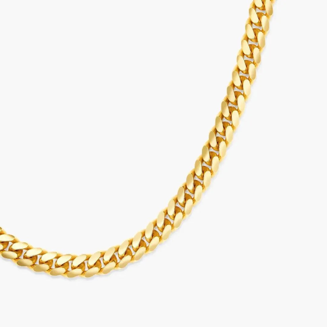 Stainless Steel Flat Snake Bone Chain Necklace (2 Colors , 2 Sizes) - PremiumBrandGoods