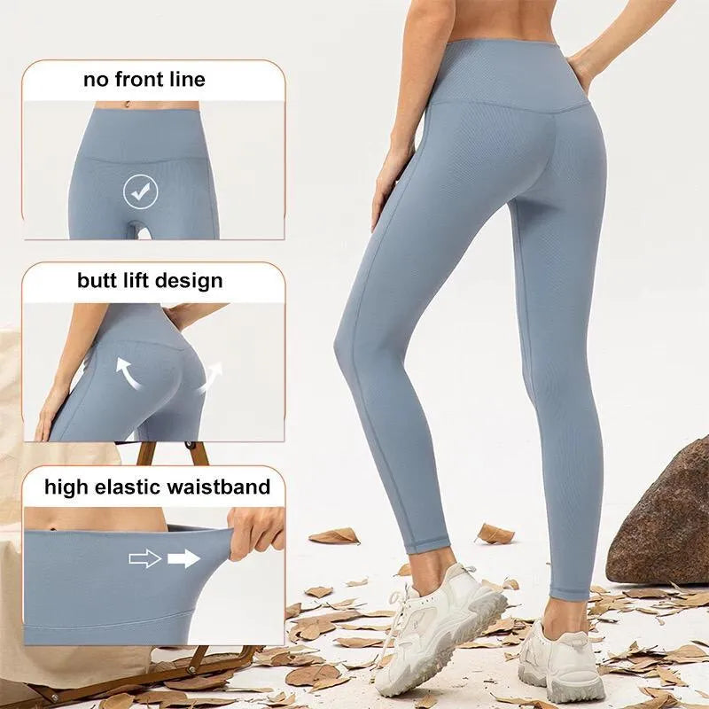 Women’s Extra 220g Fleece Leggings High Waist Stretchy Warm Leggings (One Size) - PremiumBrandGoods