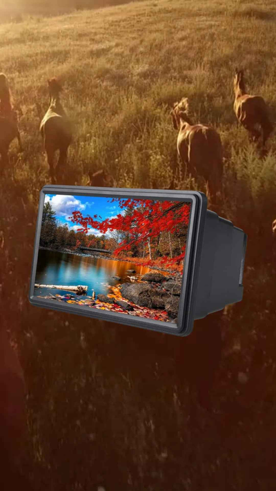 3D Phone Screen Magnifier Video Mobile Amplifier Universal Foldable Turn your Phone into a mini Movie Screen!