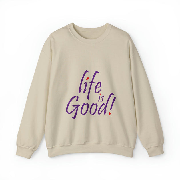 Life's Good Unisex Heavy Blend™ Crewneck Sweatshirt - PremiumBrandGoods