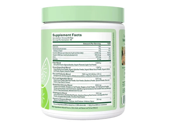 Bloom Nutrition Superfood Greens 2-Pack – Strawberry Kiwi (96 Servings) 09/27