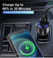 2 Pack PBG 5 Port USB Fast Car Charger with LED Display Charge 5 Devices at once - PremiumBrandGoods