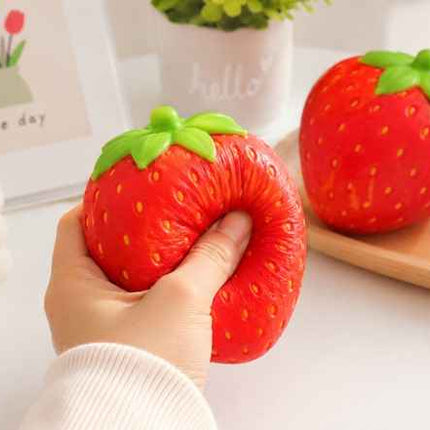 2-Pack Soft Strawberry Scented Squishy Stress Relief Toys