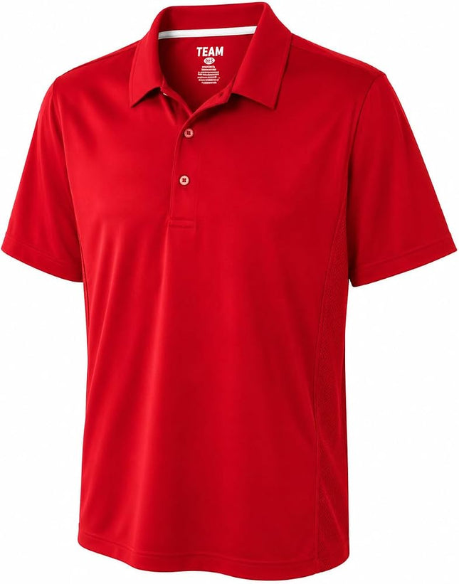 Fourcast Men's Performance Polo Moisture Wicking - Dry Fit Golf Shirt