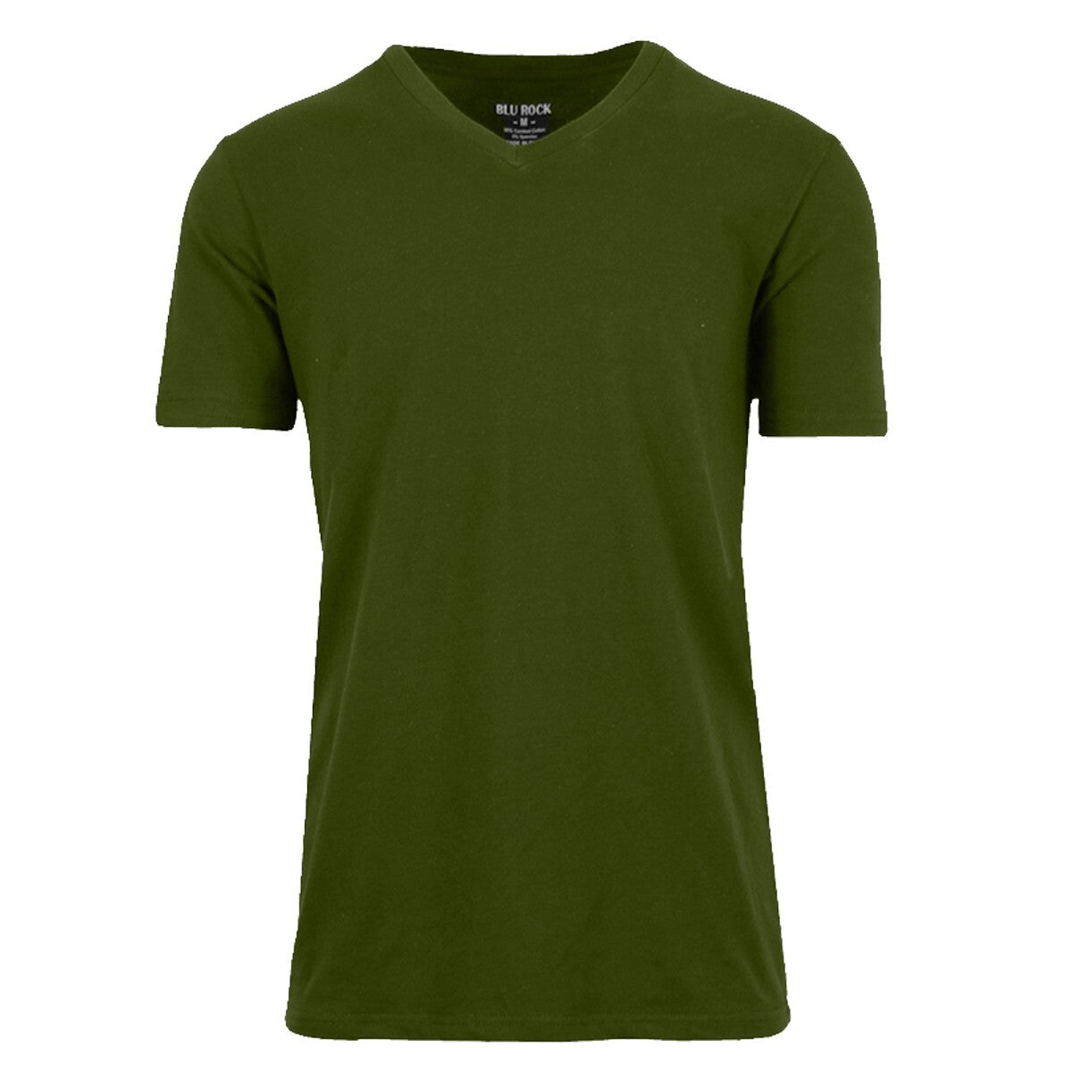 Men's Stretch Cotton Blend V-Neck Undershirt, M-2XL