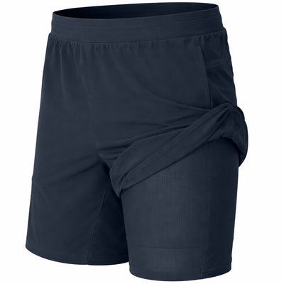 Men's 2-in-1 Quick-Dry Running Shorts