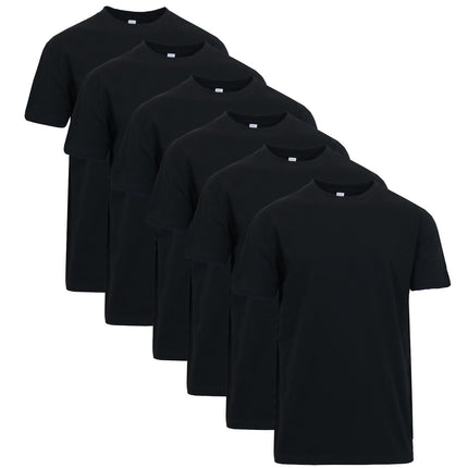6-Pack Men's Premium Heavyweight Crew Neck Short Sleeve Tee (M-3XL)