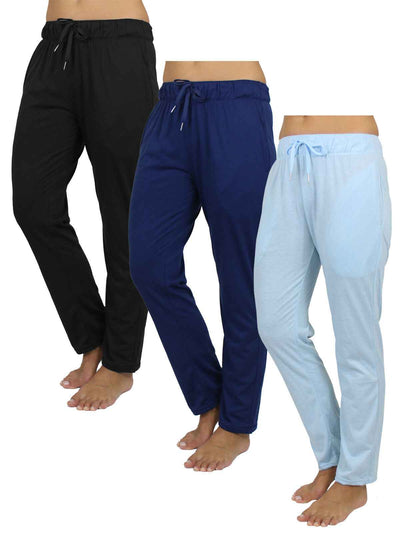 New 3-Pack Women's Loose Fit Classic Lounge Pants (Sizes: S-3XL) Free Shipping