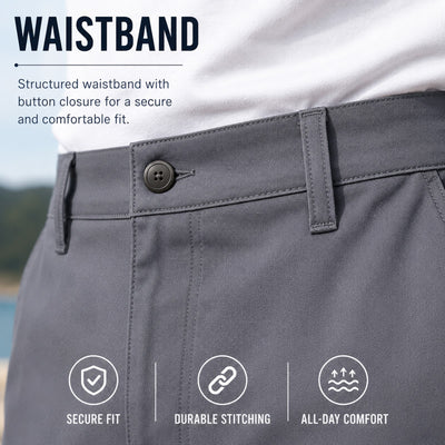 Men's Cotton Flex Stretch Cargo Shorts, No Belt