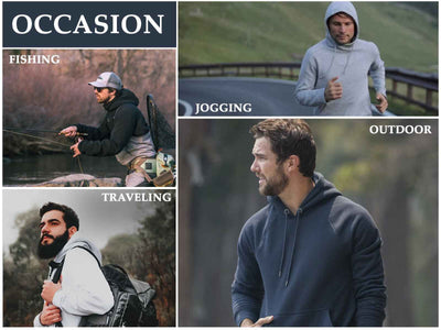 Men's 2-PACK Heavyweight Premium Fabric Fleece Lined Pullover Hoodie (M-2XL) NEW
