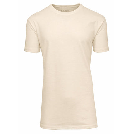 Men’s Modern Fit Crew Neck T-Shirt Soft Breathable Cotton-Poly Blend Casual Tee