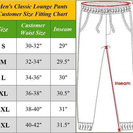 3-Pack New Men's Classic Modern Fit Lounge Pants (Sizes: S-3XL) Free Shipping