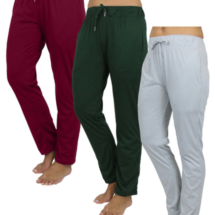 New 3-Pack Women's Loose Fit Classic Lounge Pants (Sizes: S-3XL) Free Shipping