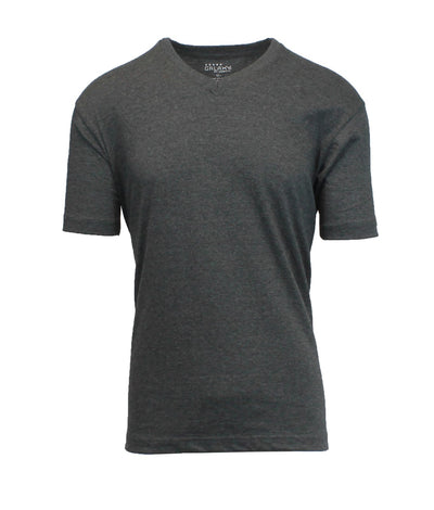 Men's Short Sleeve V-Neck T-Shirt, Solid Colors