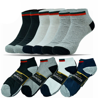 Mens Cotton Ankle Socks 3-12 Pairs Low Cut Athletic Sports Crew Size 9-13 - PremiumBrandGoods