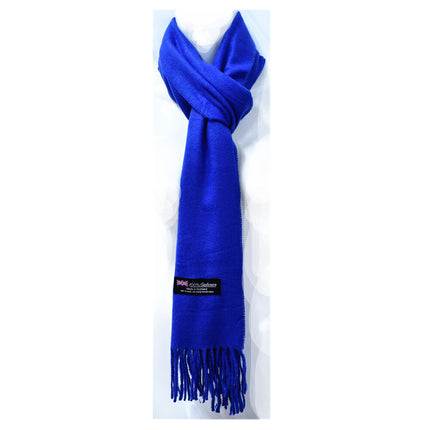 Winter Unisex Plain Solid Scarves 100% Cashmere Wool Warm Scarf Made in Scotland - PremiumBrandGoods
