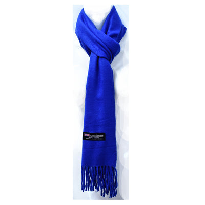 Winter Unisex Plain Solid Scarves 100% Cashmere Wool Warm Scarf Made in Scotland - PremiumBrandGoods