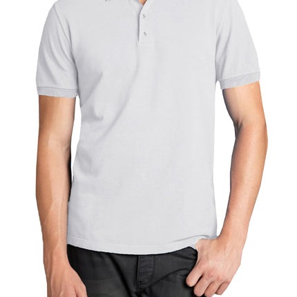Men Heathered Polo Shirt New Standard Neck Classic NWT Uniform Lounge
