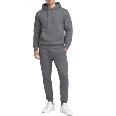 Men's Fleece Pullover Hoodie & Sweatpants Set