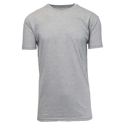 Men’s Modern Fit Crew Neck T-Shirt Soft Breathable Cotton-Poly Blend Casual Tee