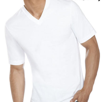 3 to 6 Pcs For Men 100% Cotton Tagless T-Shirt Undershirt Crew V Neck White S-XL - PremiumBrandGoods