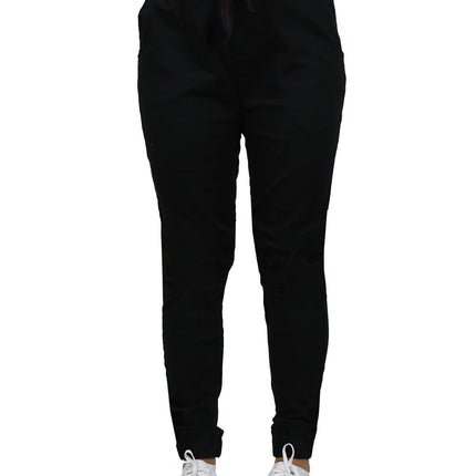 Women's Slim-Fit Cotton Twill Jogger Pants With Pockets Cotton Lounge (S-2XL)