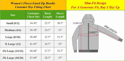 Womens Modern-Fit Fleece-Lined Zip-Up Hoodie Warm Lounge Active Dry NWT (S-3XL)