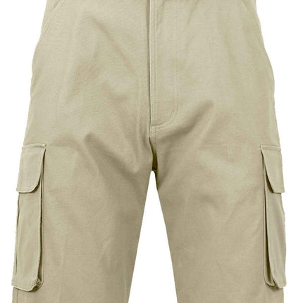 Men's Cotton Flex Stretch Cargo Shorts With Belt Lounge Summer Colors 30-42